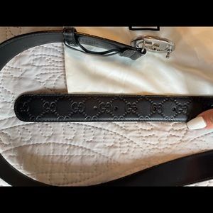 Gucci Interlocking Signature Guccisissima Belt 85